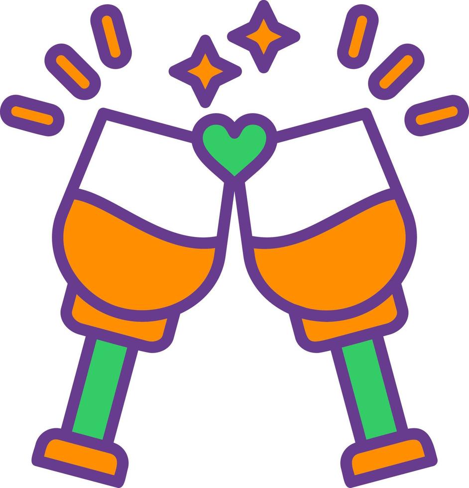 Cheers Creative Icon Design vector
