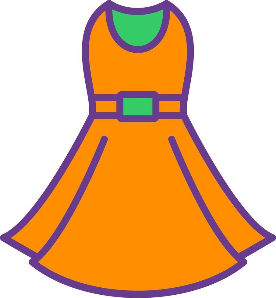 Dress Creative Icon Design vector