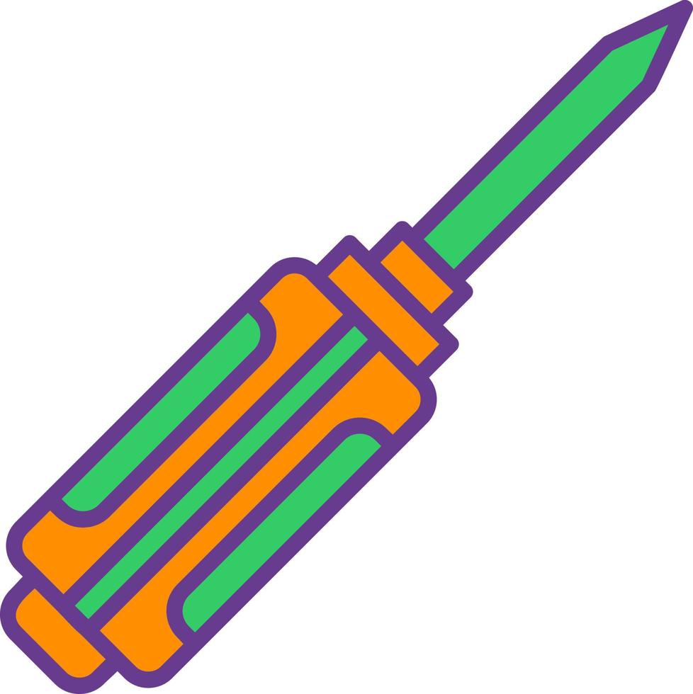 Screwdriver Creative Icon Design vector