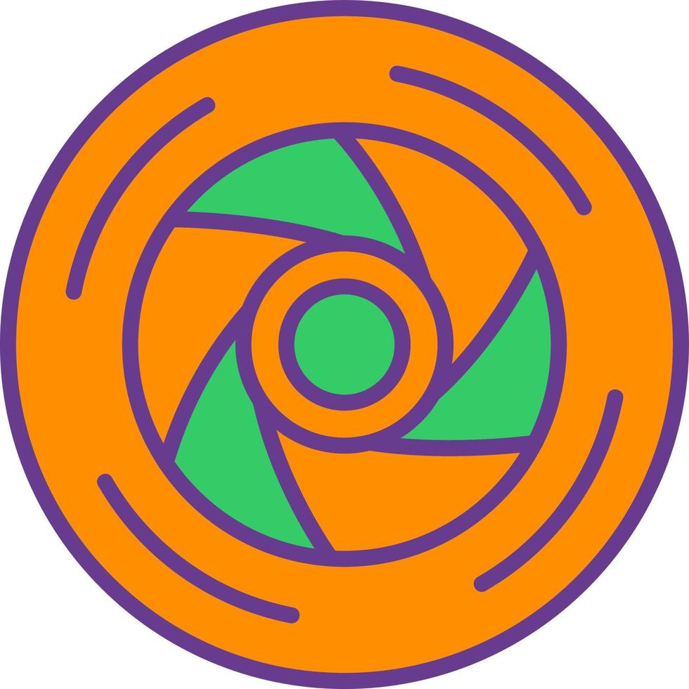 Diaphragm Creative Icon Design vector