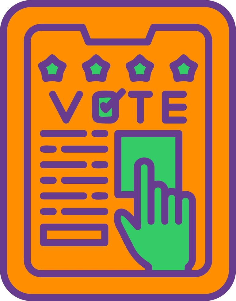 Vote Creative Icon Design vector