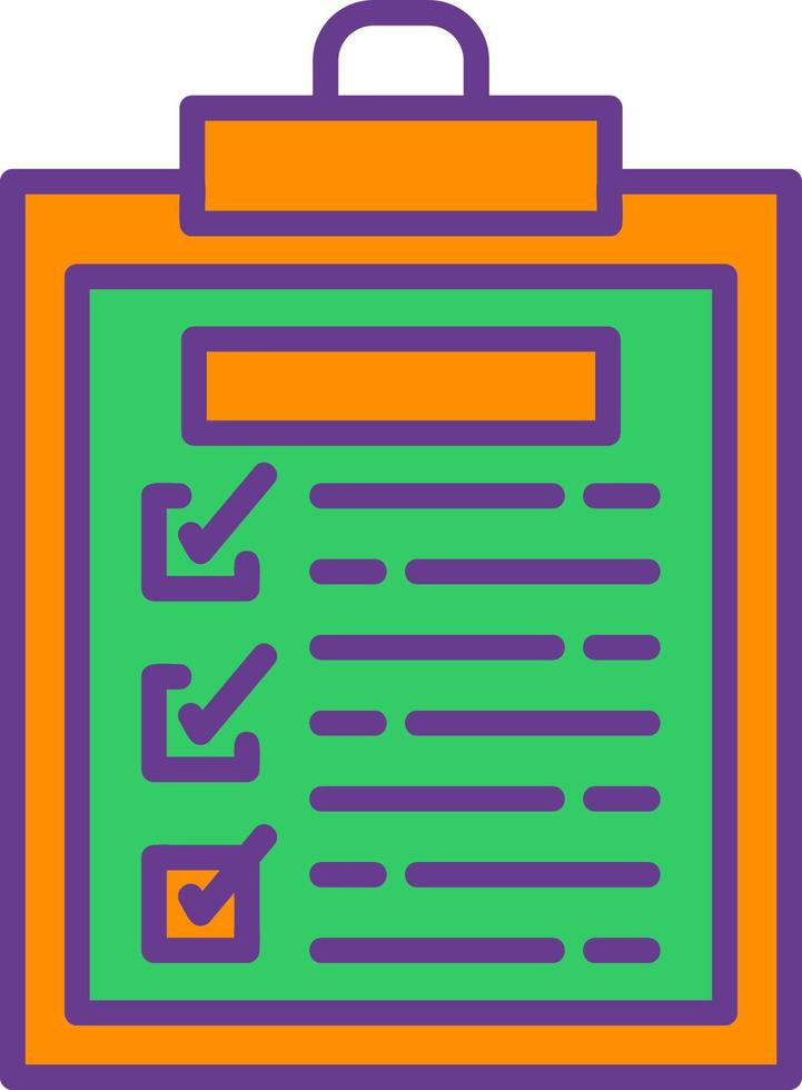 Checklist Creative Icon Design vector