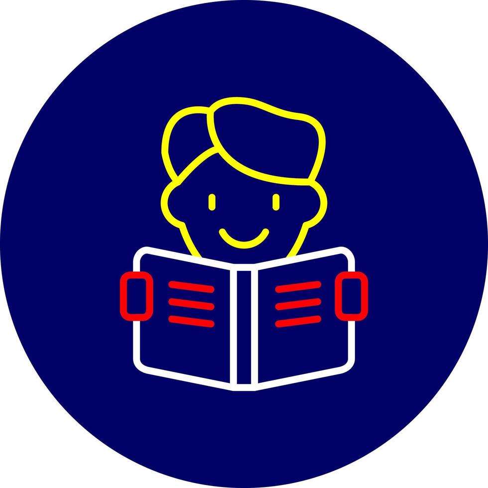 Reading Creative Icon Design vector
