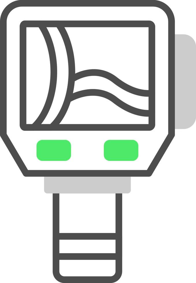 Thermal Imaging Creative Icon Design vector
