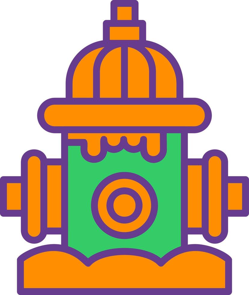 Fire Hydrant Creative Icon Design vector