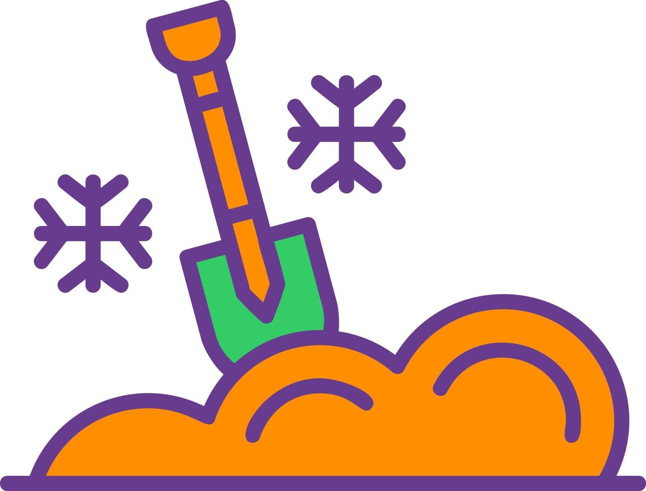 Shovel Creative Icon Design vector