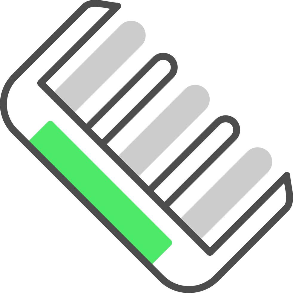 Comb Creative Icon Design vector