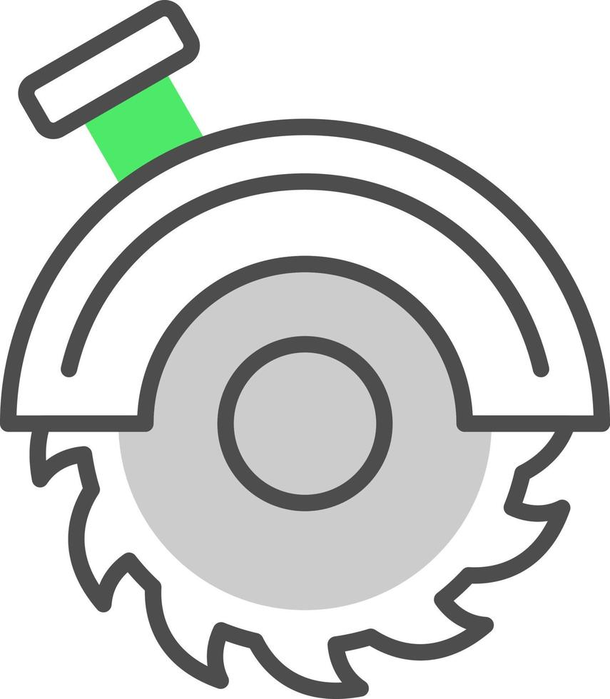 diseño de icono creativo de sierra circular vector