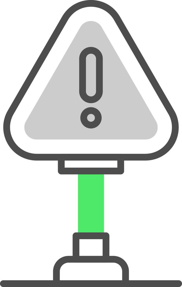 Traffic Sign Creative Icon Design vector