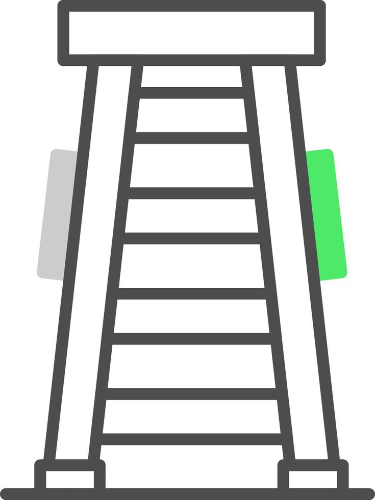 Ladder Creative Icon Design vector