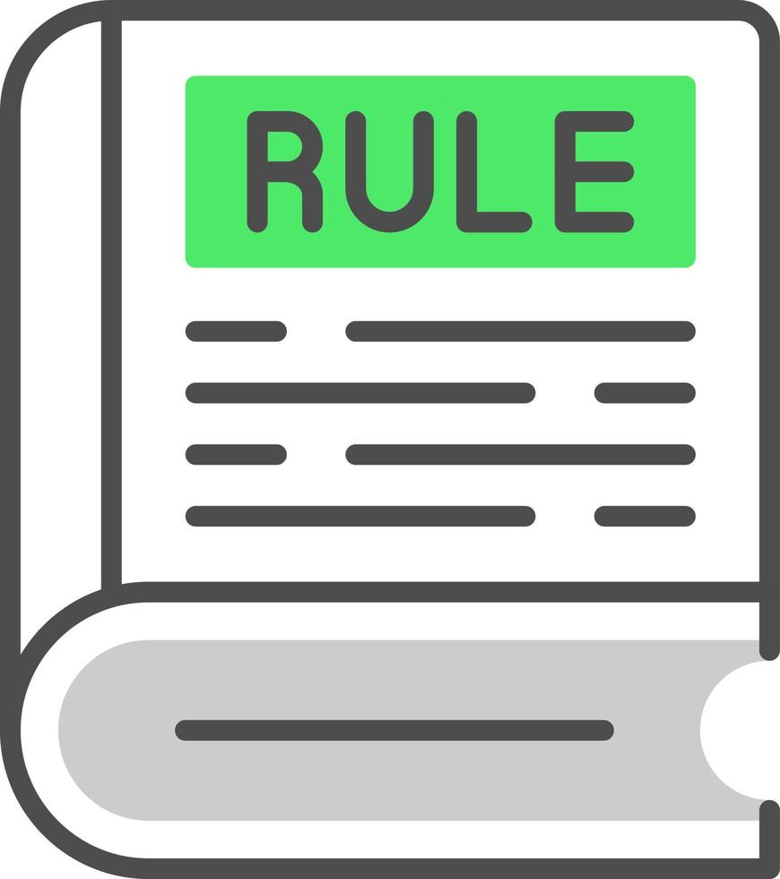 Rule Creative Icon Design vector