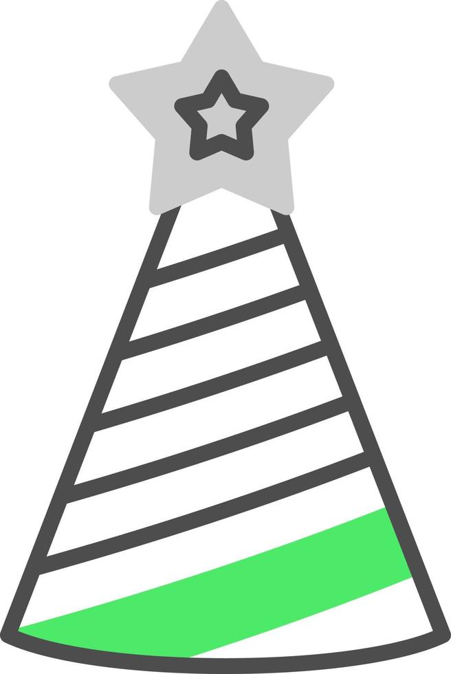 Party Hat Creative Icon Design vector
