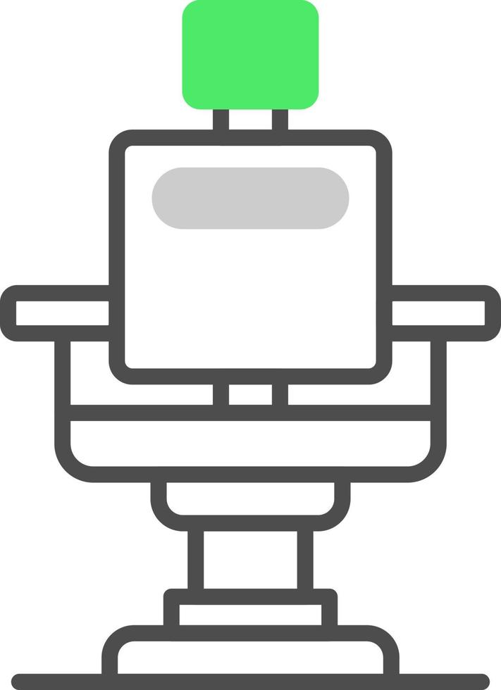 Barber Chair Creative Icon Design vector