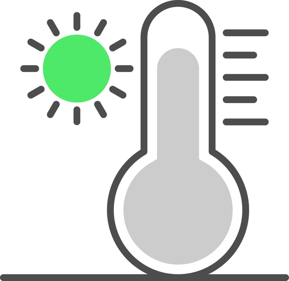 High Temperature Creative Icon Design vector