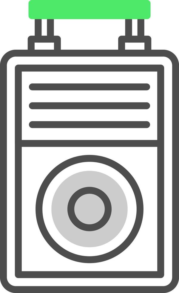 diseño de icono creativo de altavoz vector