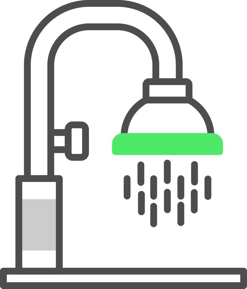 Shower Creative Icon Design vector