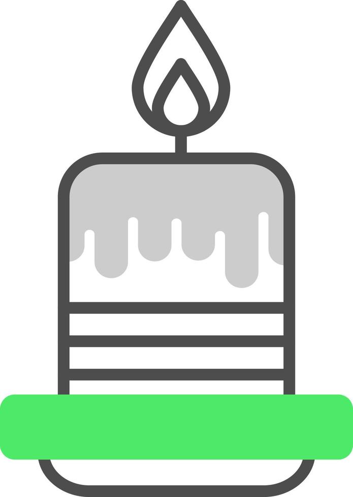 Candle Creative Icon Design vector