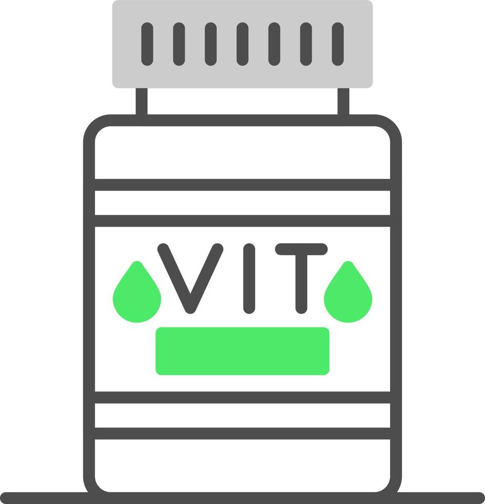 Vitamin Creative Icon Design vector