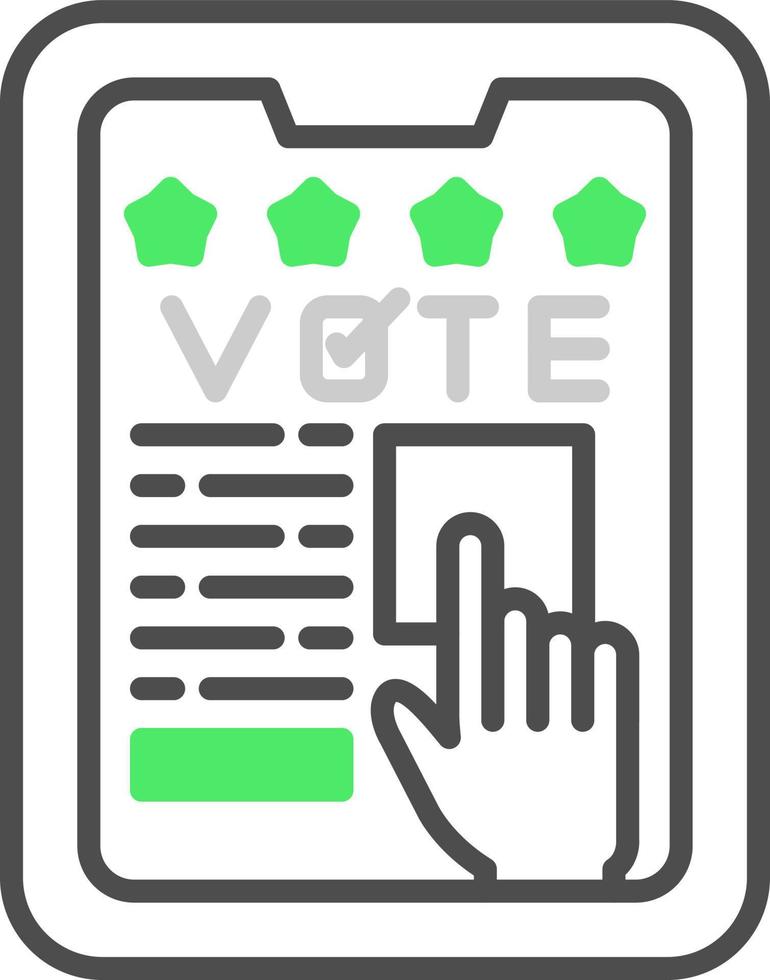 Vote Creative Icon Design vector