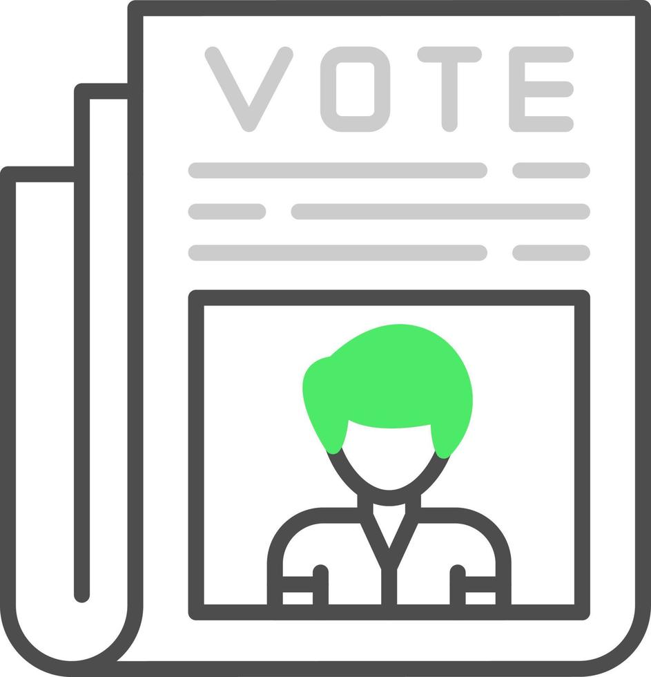 Newspaper Creative Icon Design vector