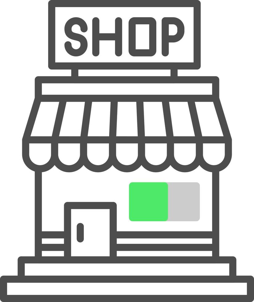 Shop Creative Icon Design vector