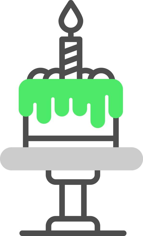 Birthday Cake Creative Icon Design vector