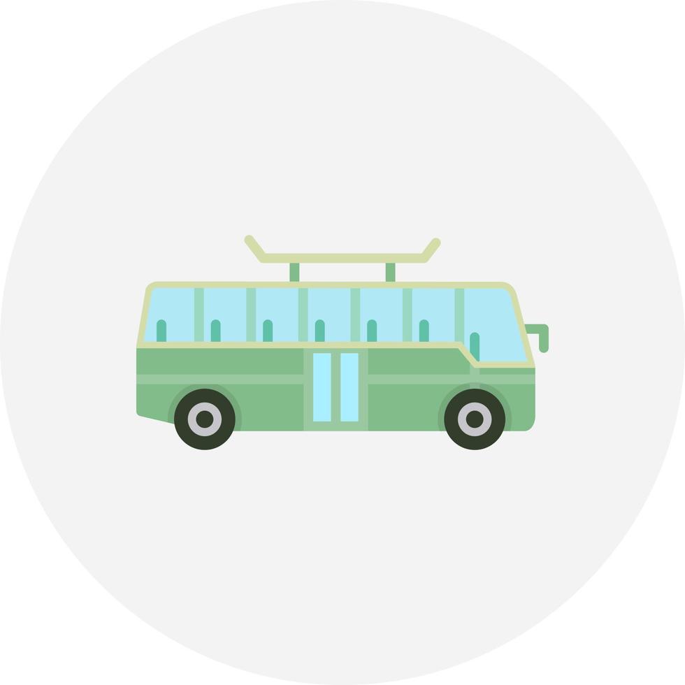 Bus Creative Icon Design vector