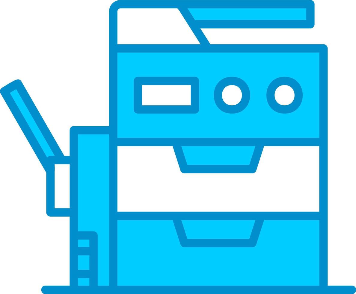 Copy Machine Creative Icon Design vector