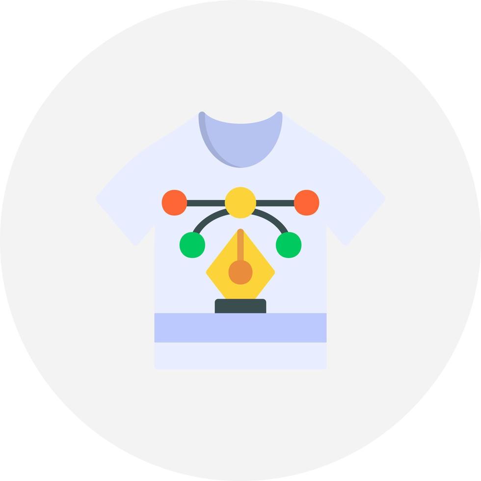 T Shirt Creative Icon Design vector