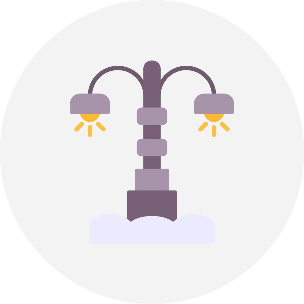 Street Lamp Creative Icon Design vector