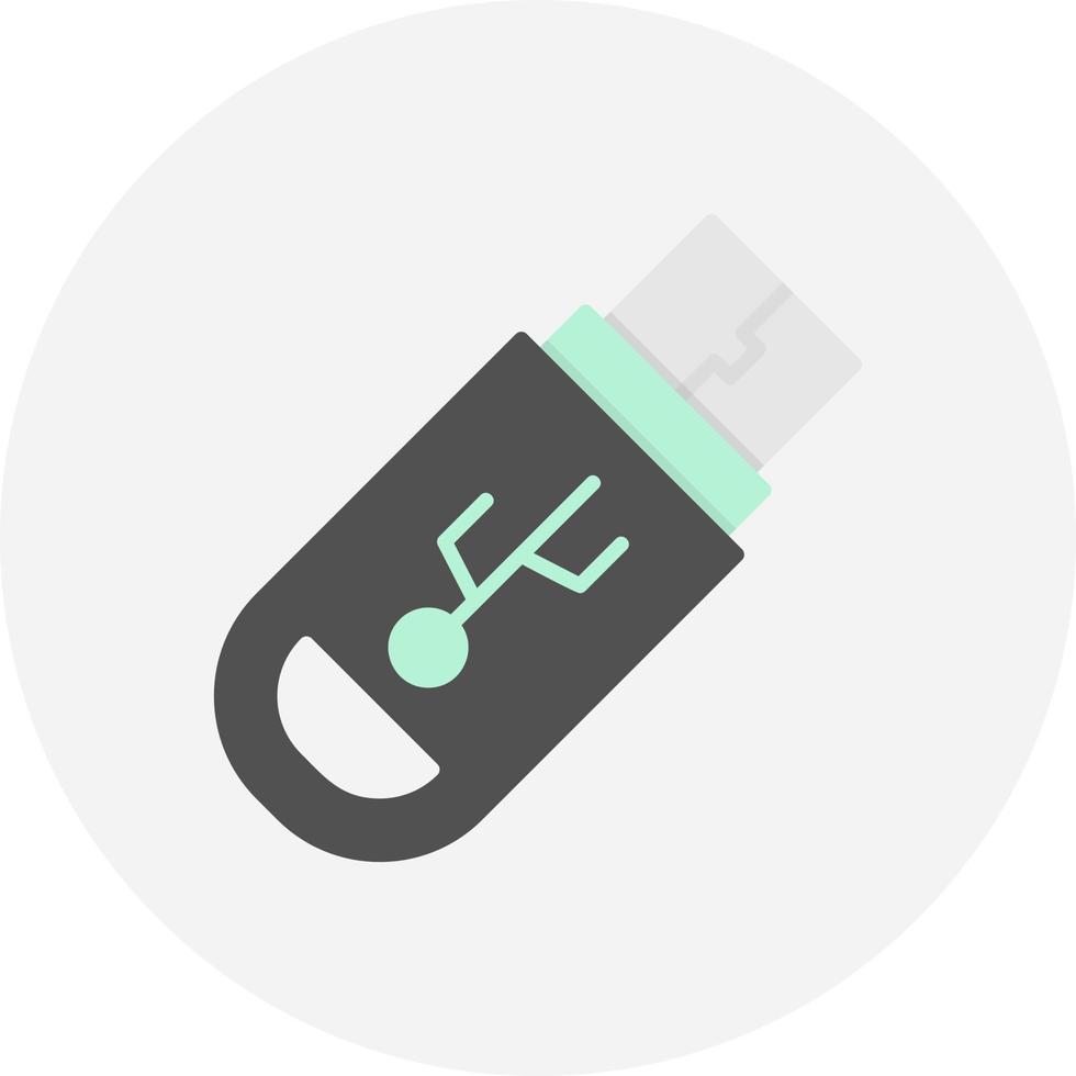 diseño de icono creativo usb vector