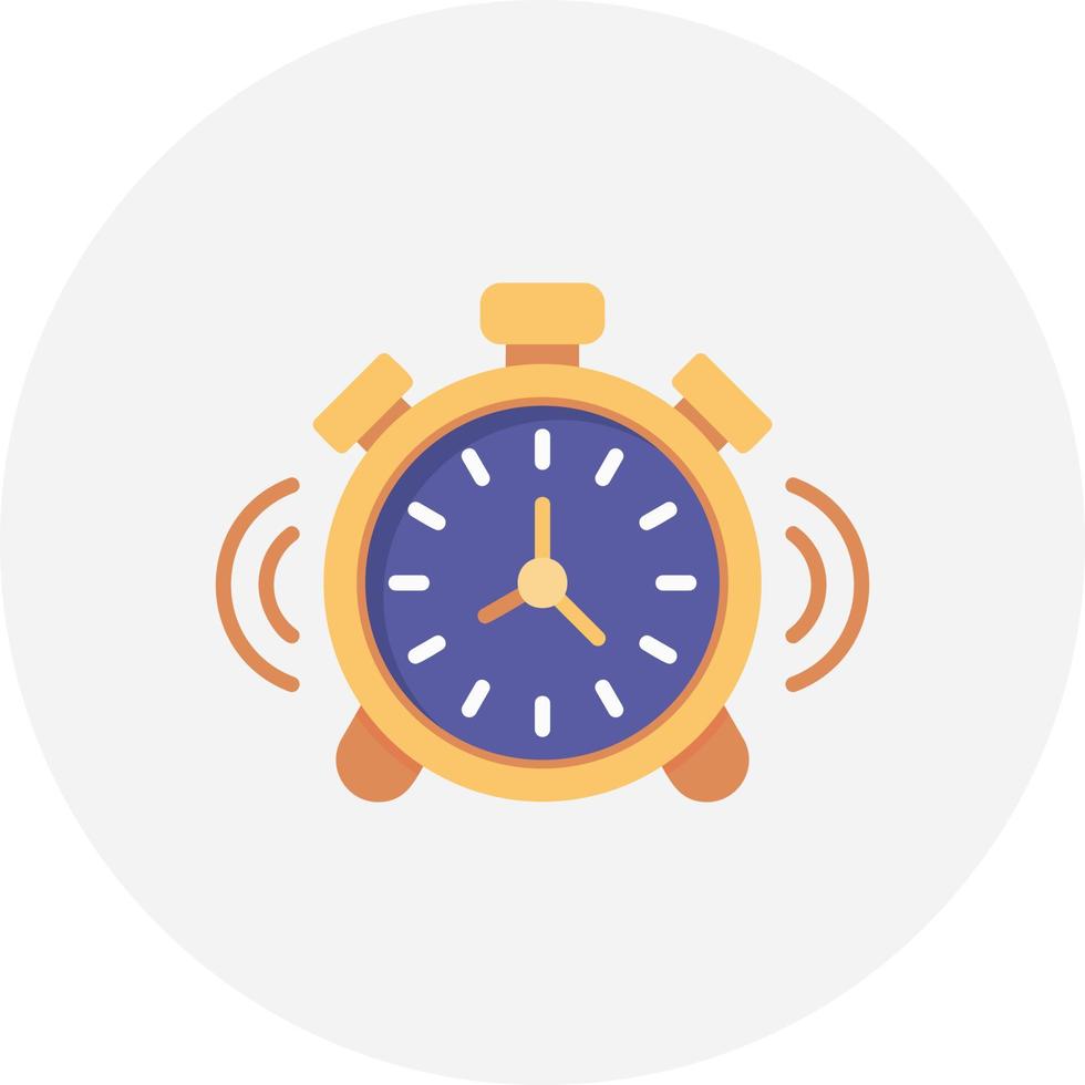 Alarm Clock Creative Icon Design vector