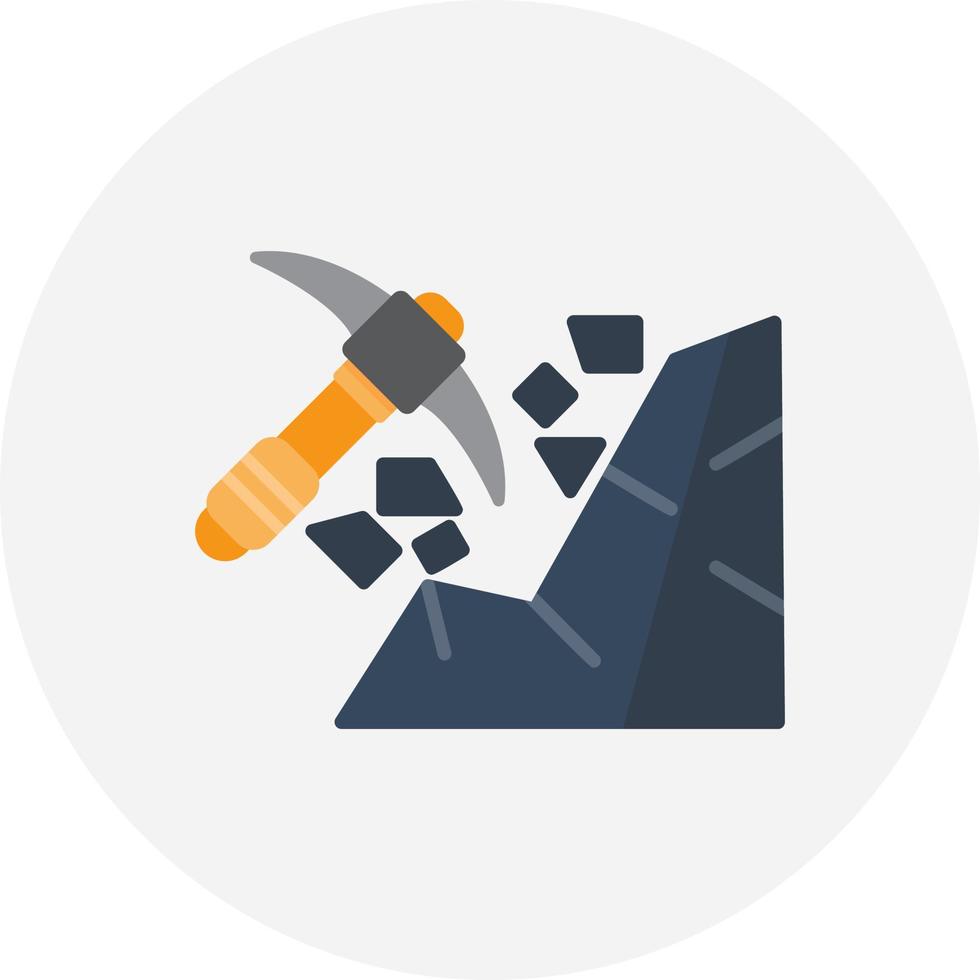 Mining Creative Icon Design vector