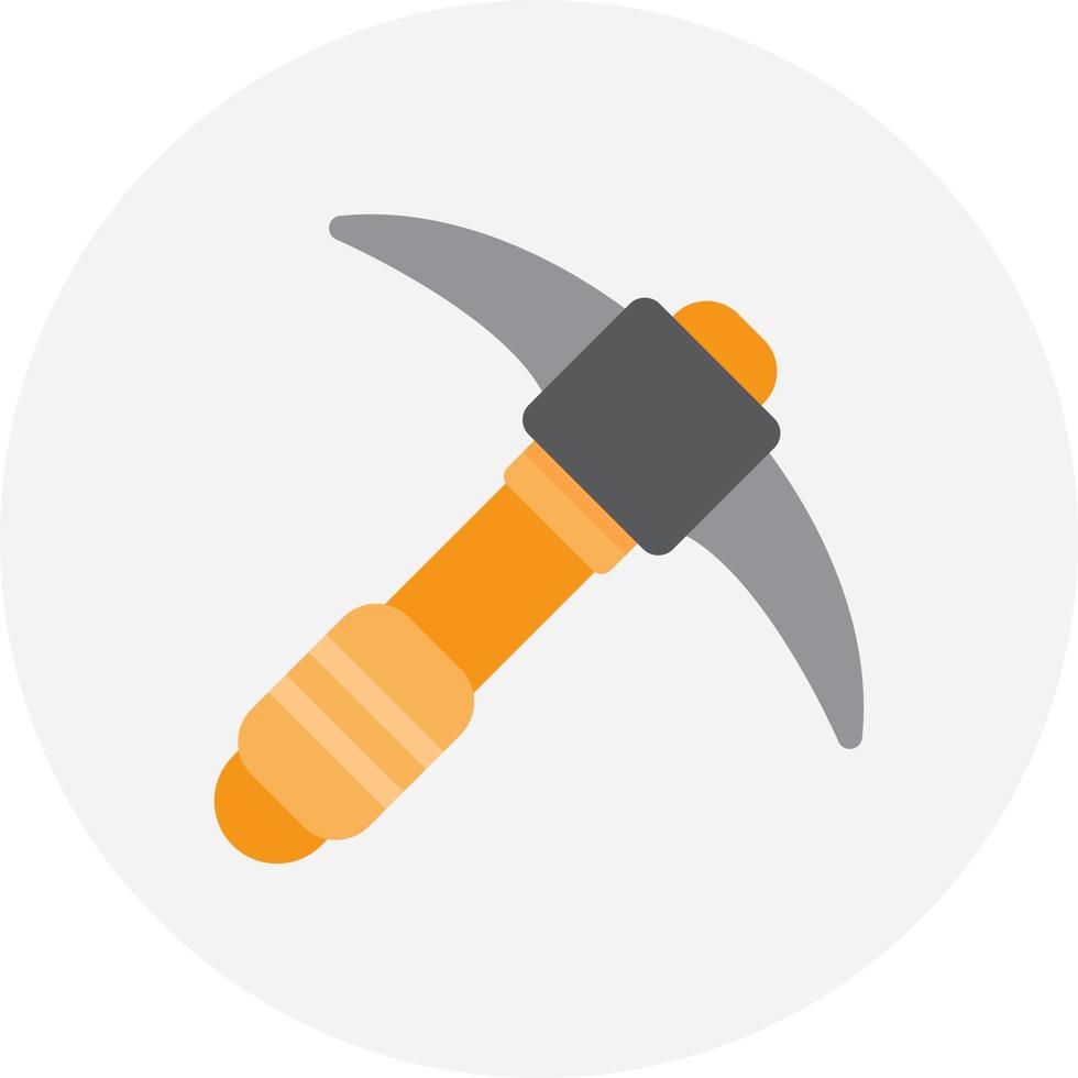 Pickaxe Creative Icon Design vector