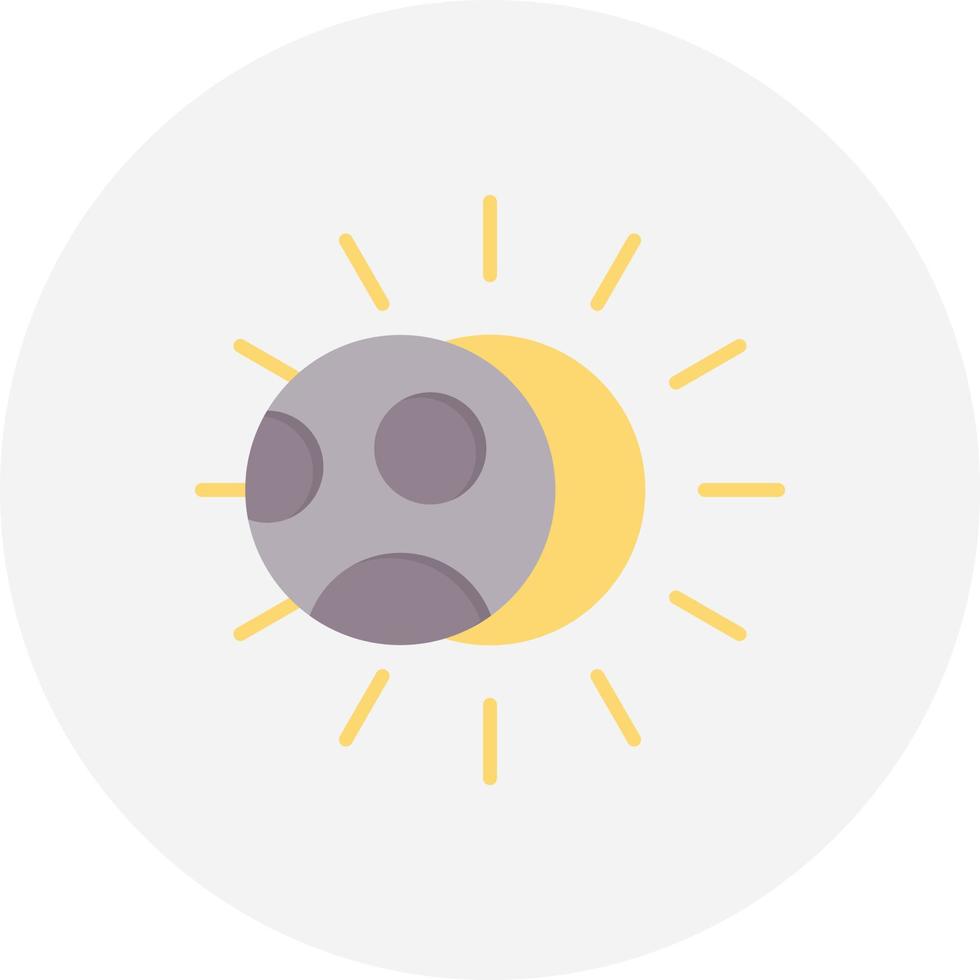 Eclipse Creative Icon Design vector