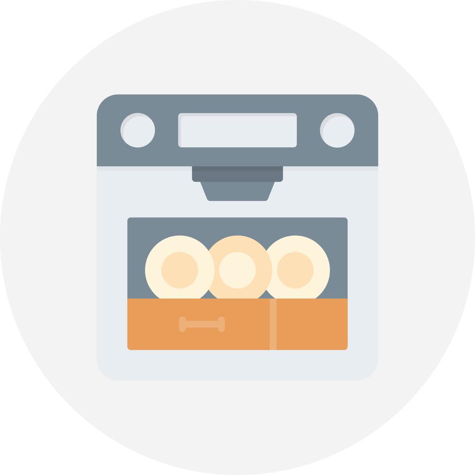 Dishwasher Creative Icon Design vector