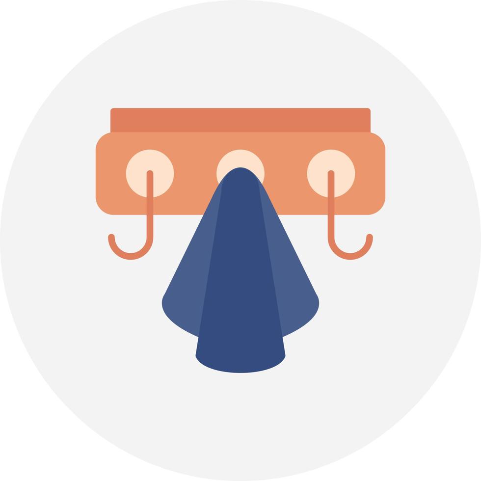 Coat Rack Creative Icon Design vector