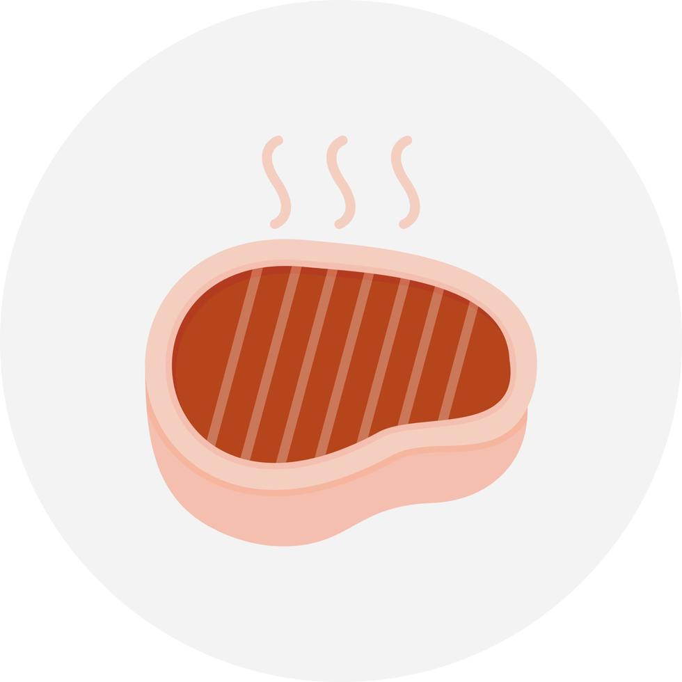 Steak Creative Icon Design vector