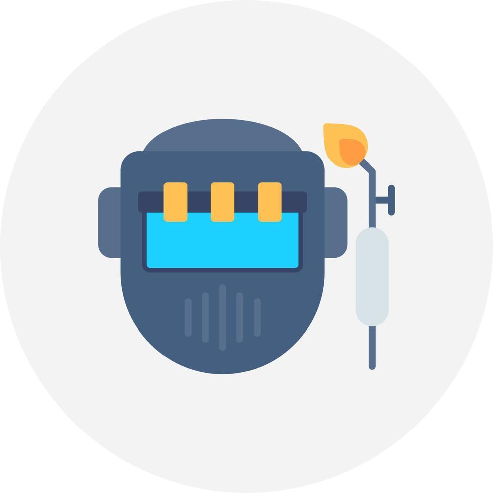 Welding Mask Creative Icon Design vector