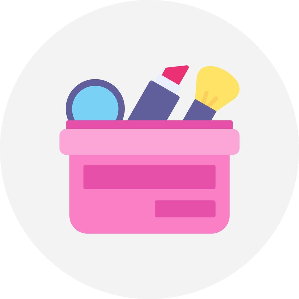 diseño de icono creativo de bolsa de maquillaje vector