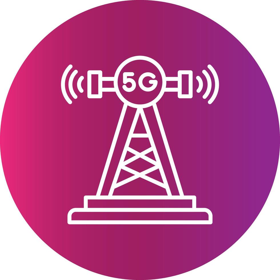 Antenna Creative Icon Design vector