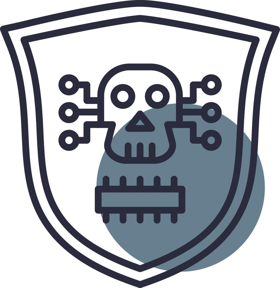 Malware Creative Icon Design vector