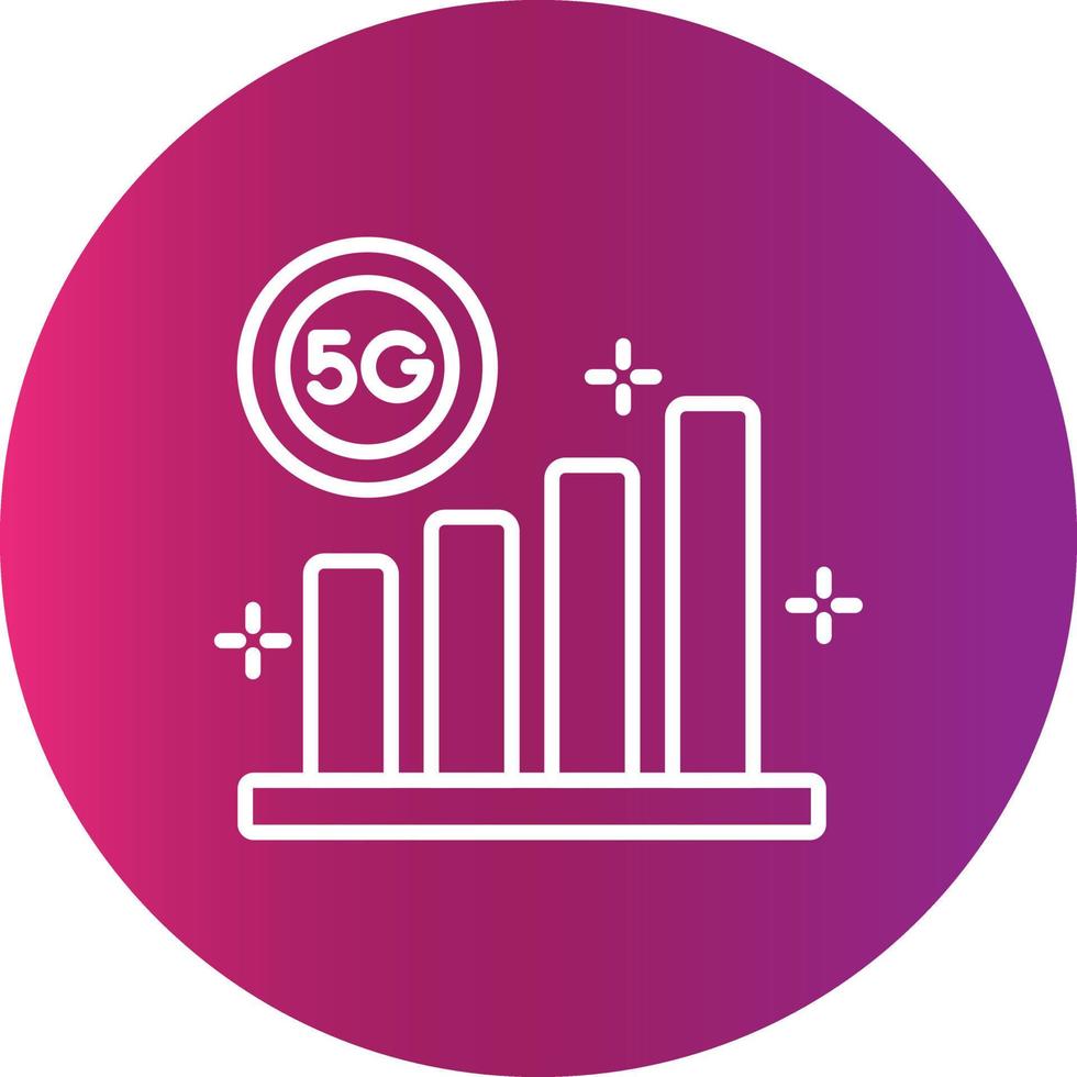 5g Creative Icon Design vector