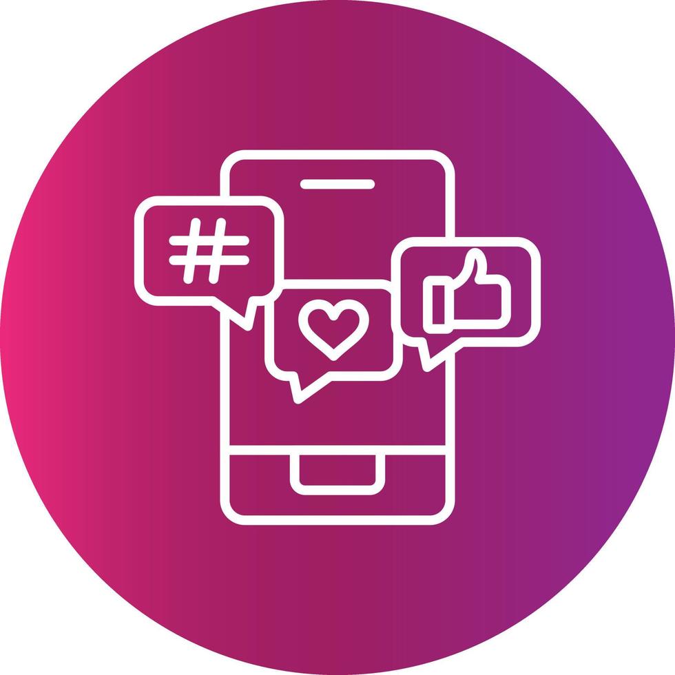 Social Media Creative Icon Design vector