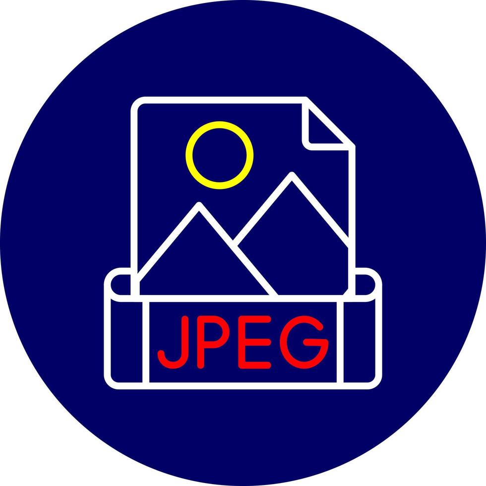 Jpeg Creative Icon Design vector