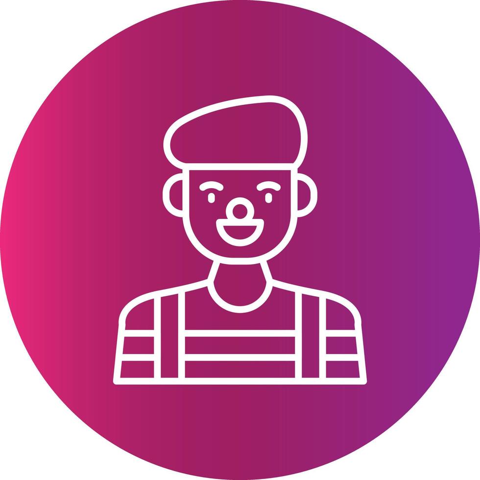 Mime Creative Icon Design vector
