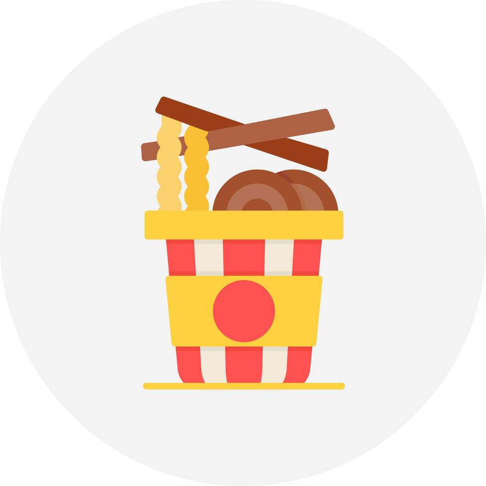 Noodles Creative Icon Design vector