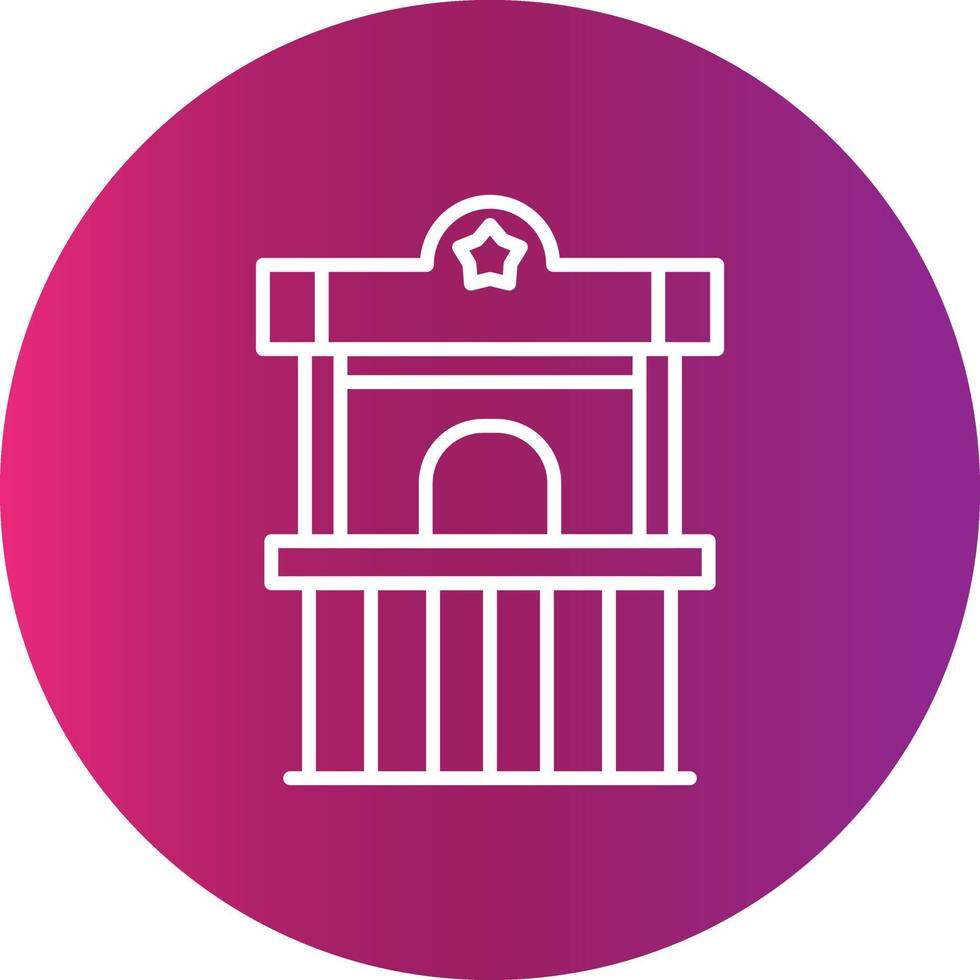Ticket Box Creative Icon Design vector