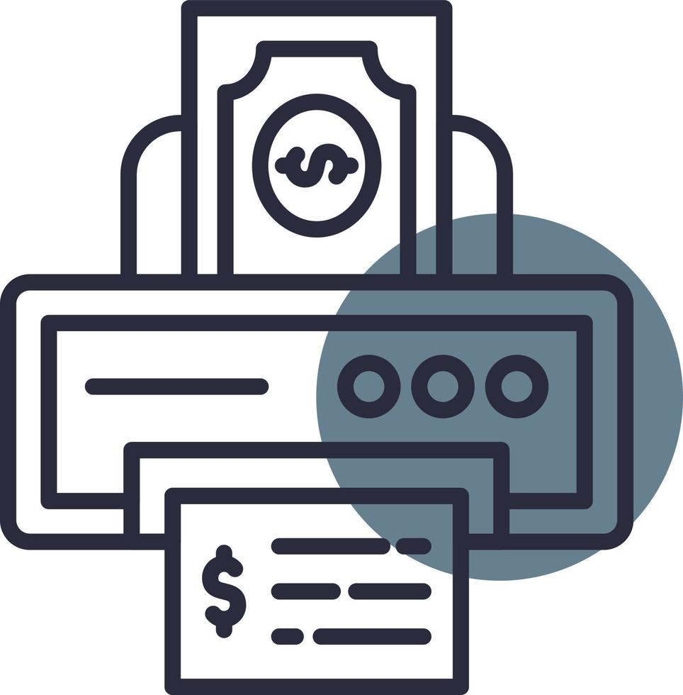 Printer Creative Icon Design vector