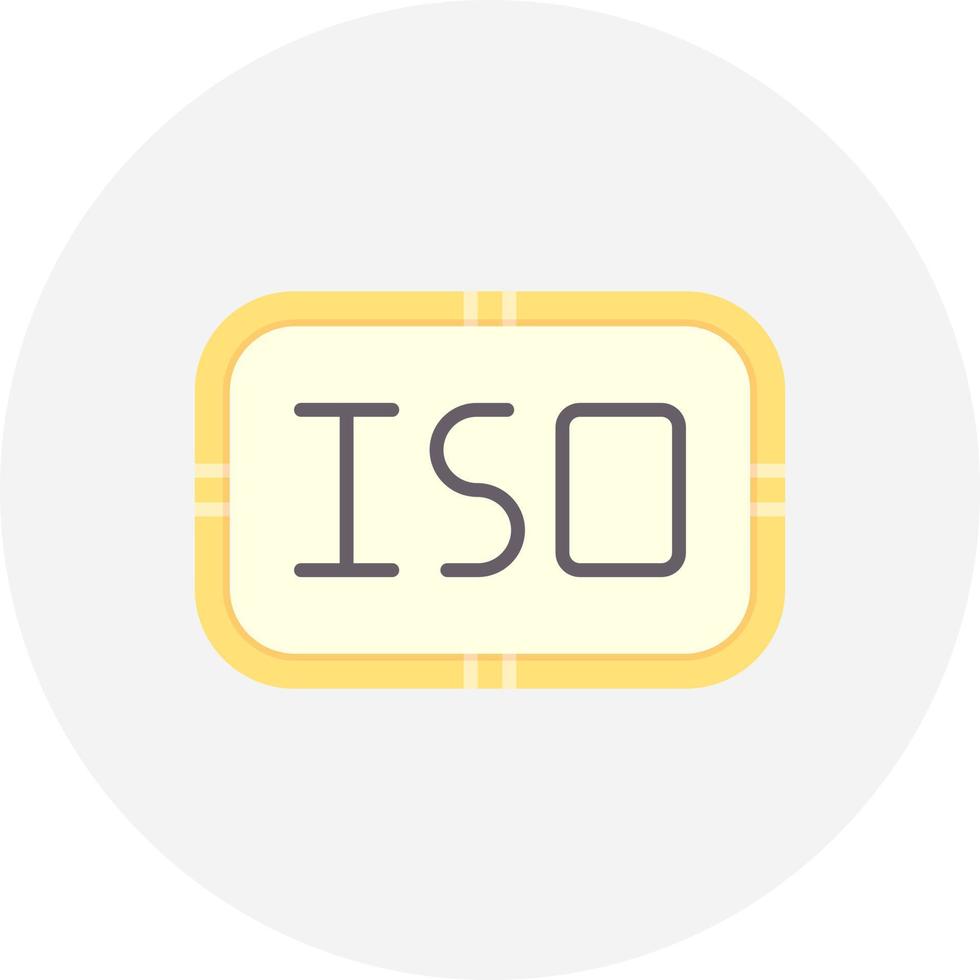 Iso Creative Icon Design vector